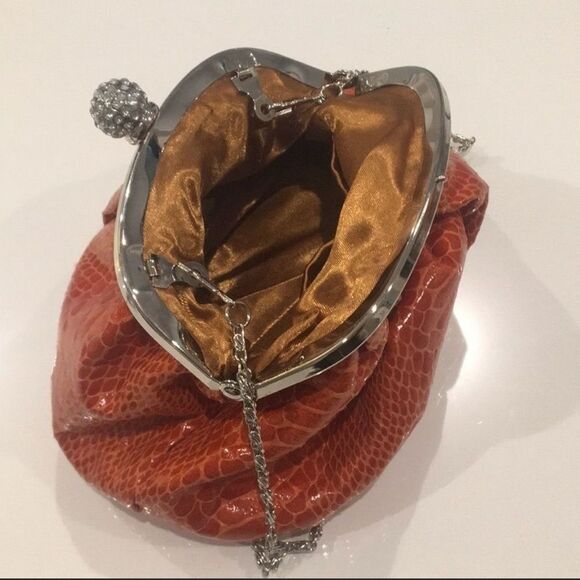 Elegant Orange Clutch Bag - Picture 7 of 8